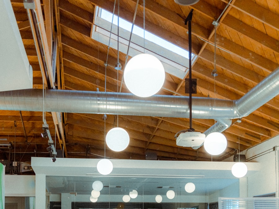 Commercial office fit-out ceiling