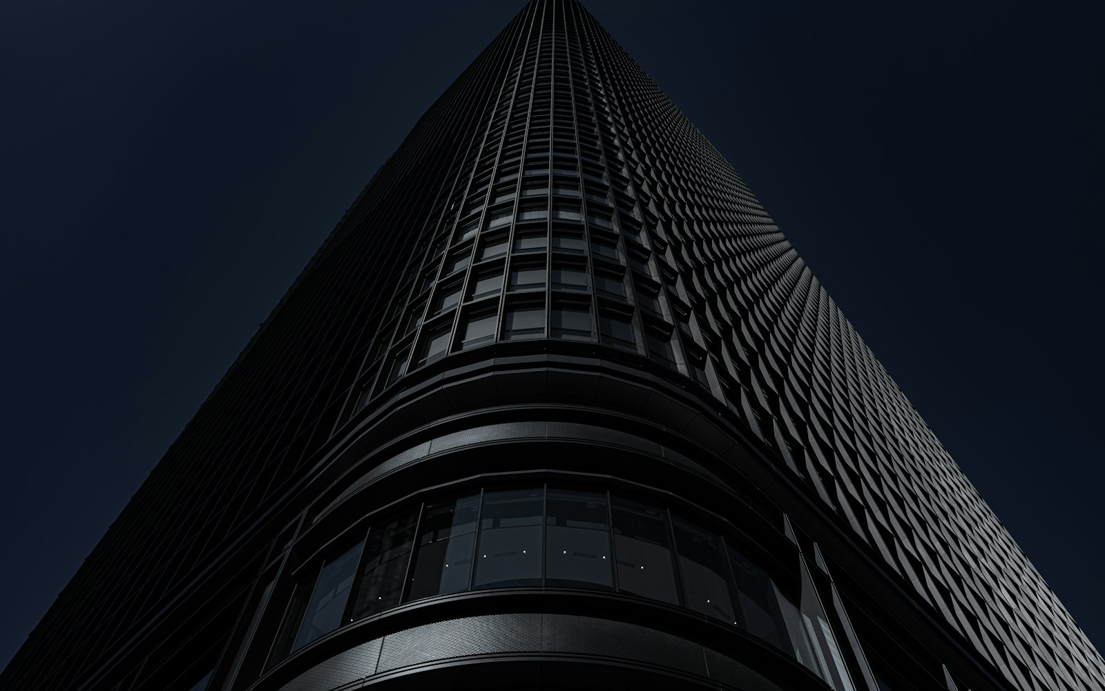 Detail of a contemporary commercial tower